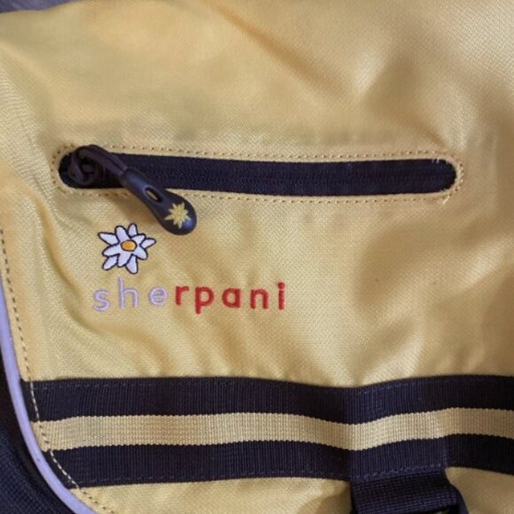 Sherpani Gym/Yoga/Travel/Daily Bag, Women's, Yellow Bag, Large Crossbody Purse - Picture 4 of 5